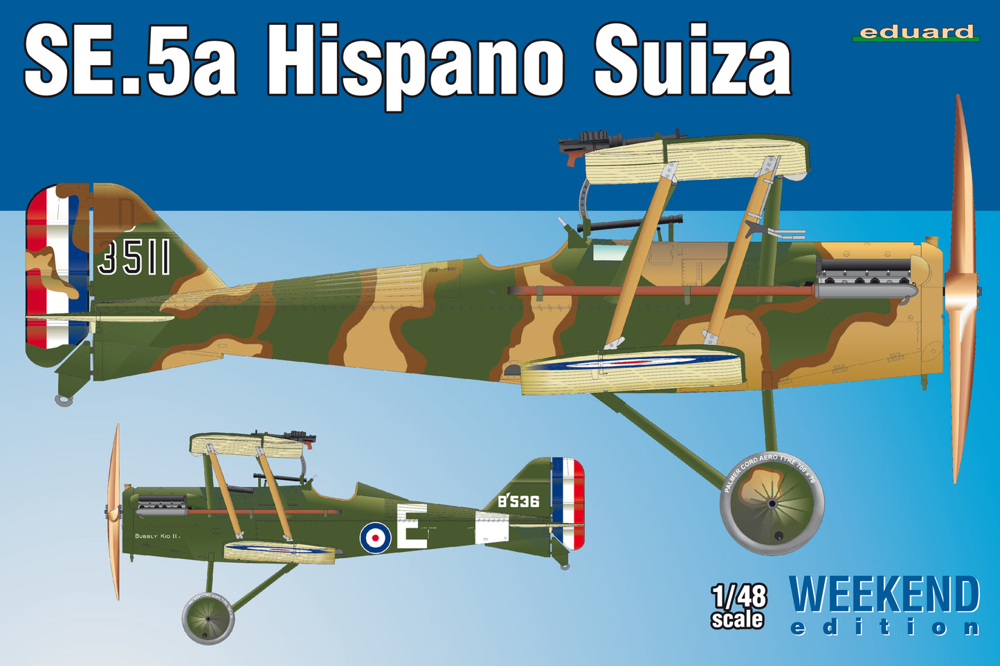 Eduard kits 8453 1:48 Royal Aircraft Factory SE.5a Hispano Suiza