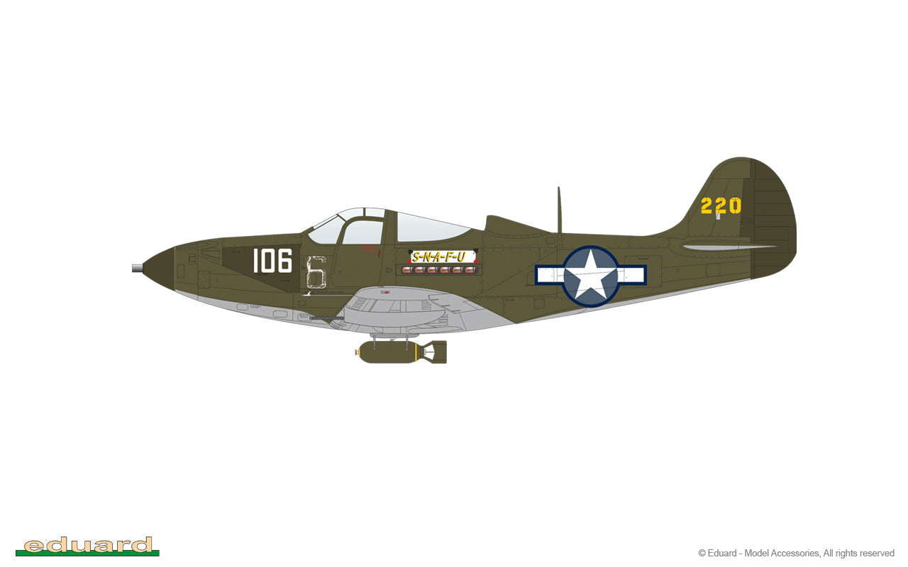 Eduard kits 8470 1:48 Bell P-39Q Airacobra  Weekend edition