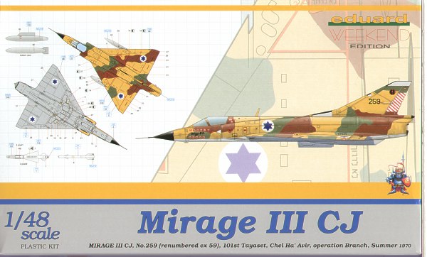 Eduard kits 8494 1:48 Dassault-Mirage IIICJ (Weekend Series)