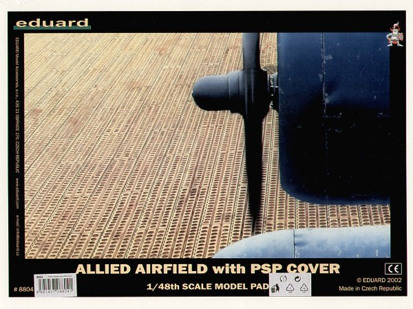 Eduard kits 8804 1:48 Allied Airfield with PSP cover size of display 300x400 mm