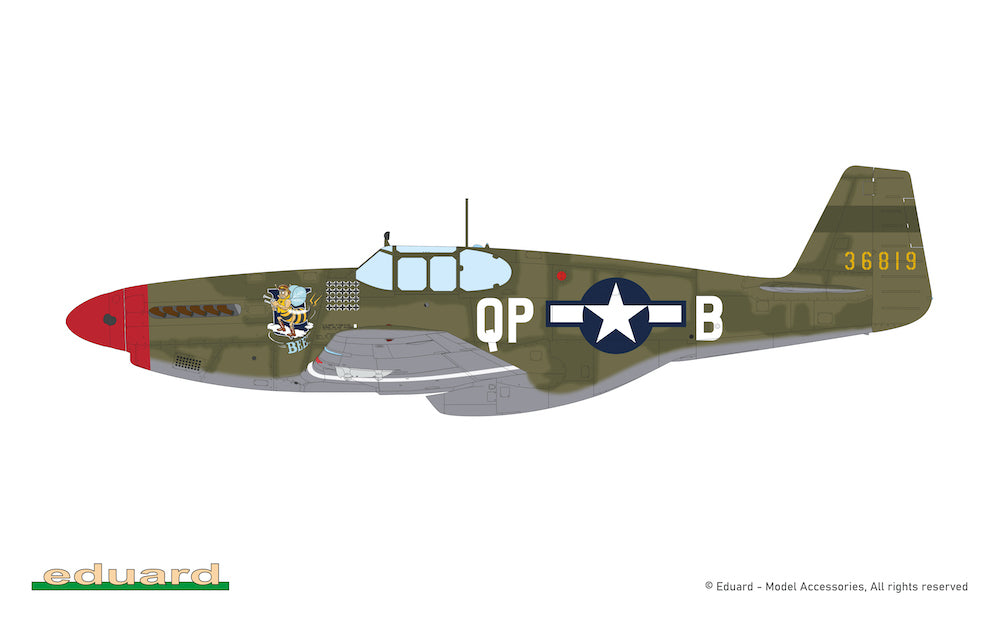Eduard kits 932011 1:32 North-American P-51B Mustang . Royal HYBRiD Edition.