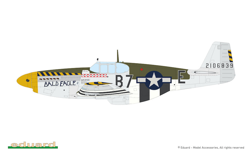 Eduard kits 932011 1:32 North-American P-51B Mustang . Royal HYBRiD Edition.