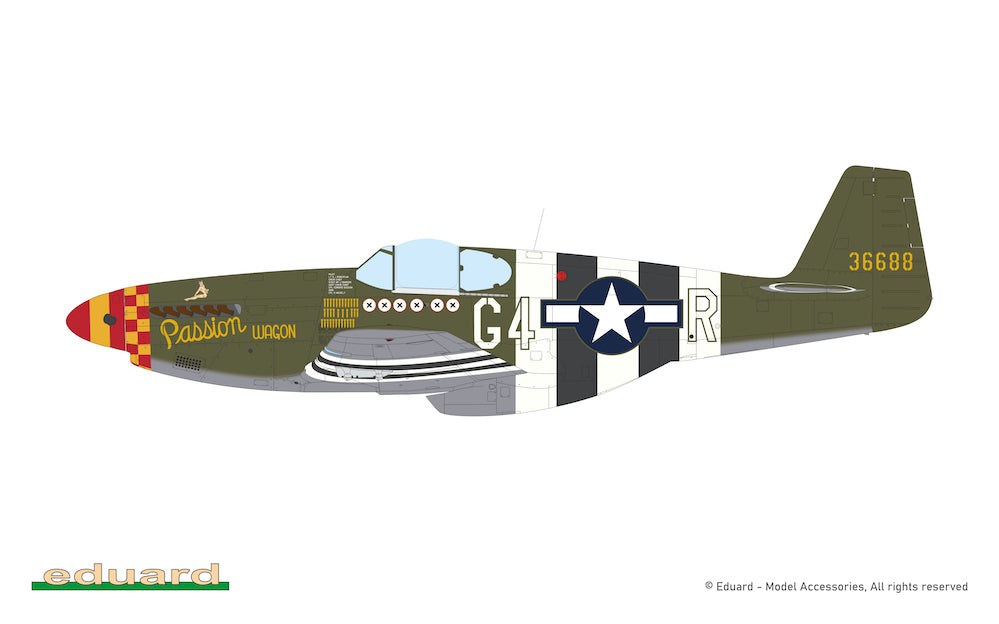 Eduard kits 932011 1:32 North-American P-51B Mustang . Royal HYBRiD Edition.