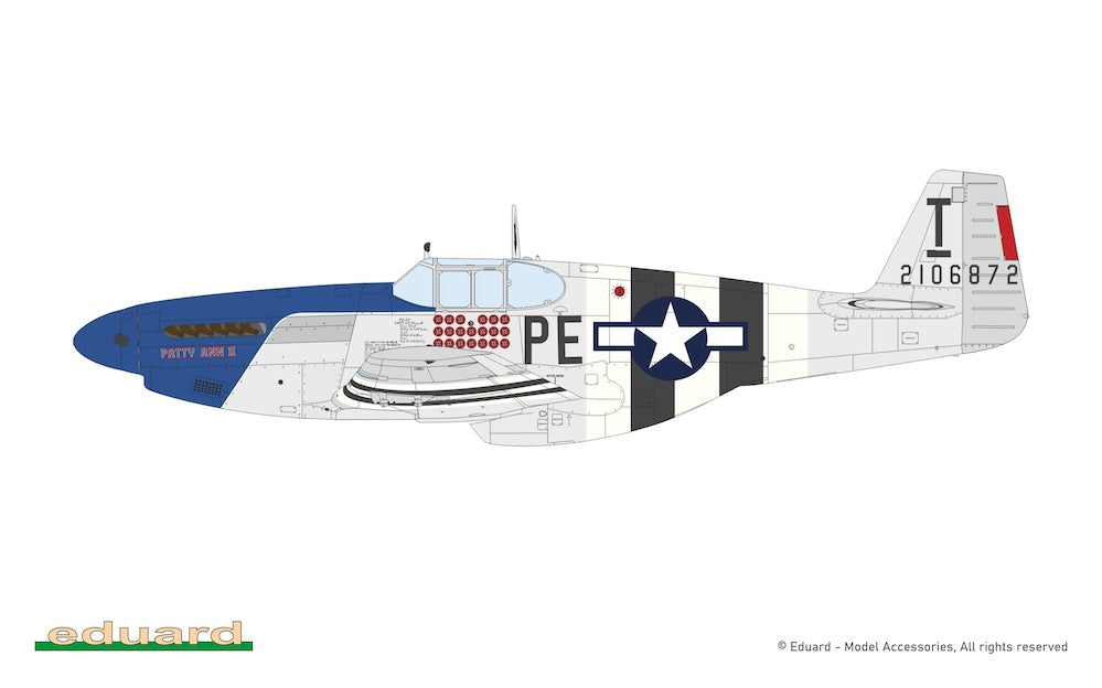 Eduard kits 932012 1:32 North-American P-51B/C Mustang Birdcage canopy
