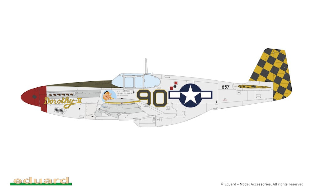 Eduard kits 932012 1:32 North-American P-51B/C Mustang Birdcage canopy