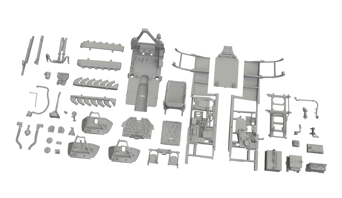 Eduard kits 932012 1:32 North-American P-51B/C Mustang Birdcage canopy