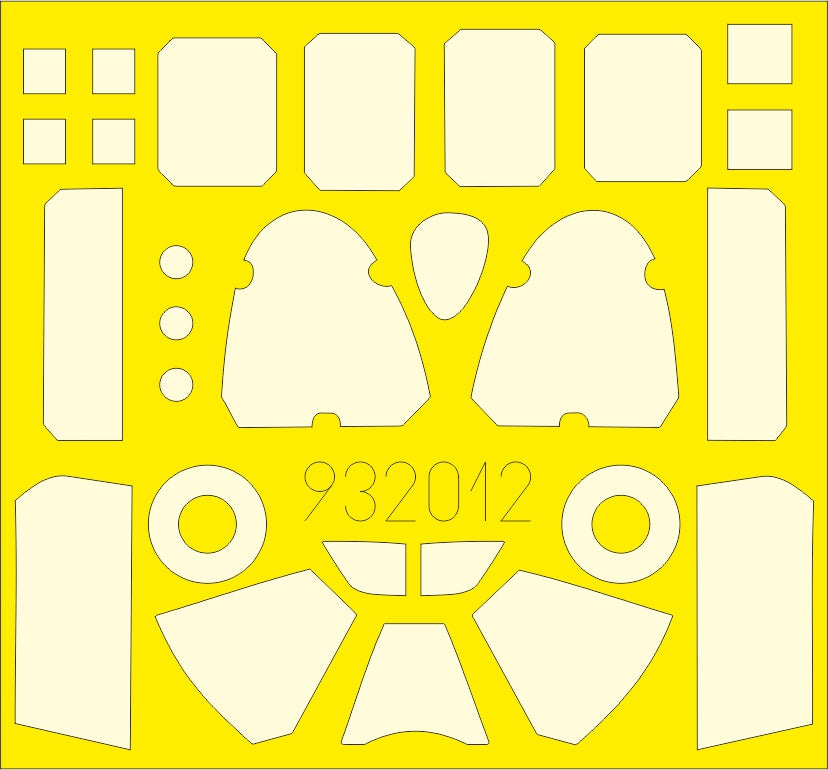 Eduard kits 932012 1:32 North-American P-51B/C Mustang Birdcage canopy
