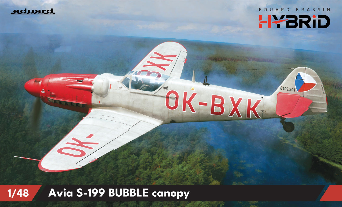 Eduard kits 948012 1:48 Avia S-199 bubble canopy HYBRID edition