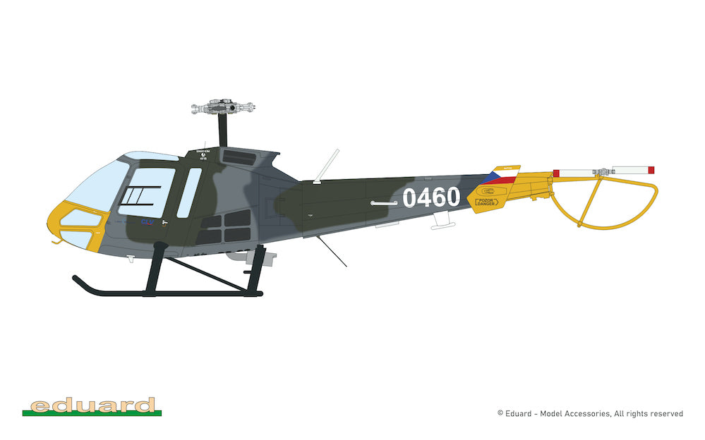Eduard kits 972012 1:72 ENSTROM 480 . EDUARD-HYBRID