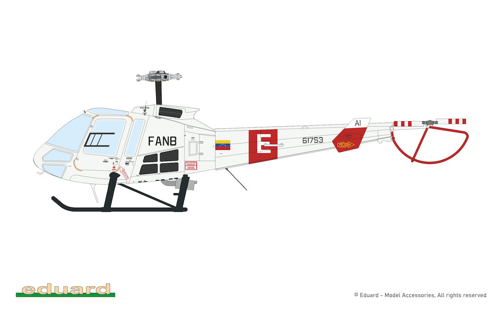 Eduard kits 972012 1:72 ENSTROM 480 . EDUARD-HYBRID