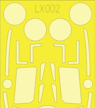 Eduard LX002 1:24 Hawker Typhoon Mk.Ib Car Door to be used with Airfix