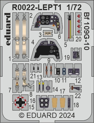 Eduard kits R0022 1:72 Messerschmitt Bf-109G-10 & Bf-109G-14/AS DUAL COMBO.