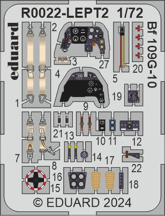 Eduard kits R0022 1:72 Messerschmitt Bf-109G-10 & Bf-109G-14/AS DUAL COMBO.