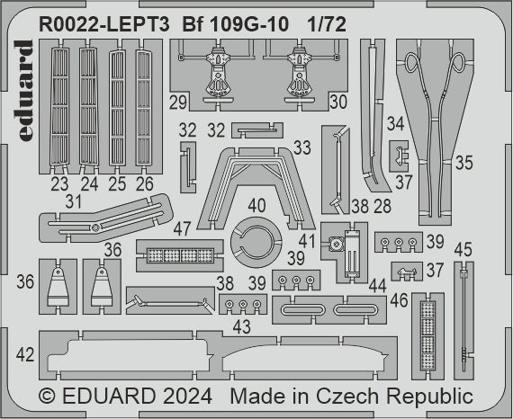 Eduard kits R0022 1:72 Messerschmitt Bf-109G-10 & Bf-109G-14/AS DUAL COMBO.