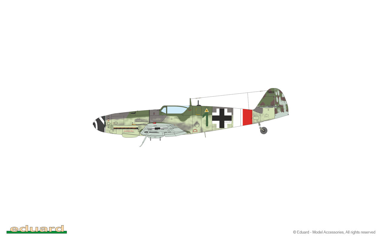 Eduard kits R0022 1:72 Messerschmitt Bf-109G-10 & Bf-109G-14/AS DUAL COMBO.