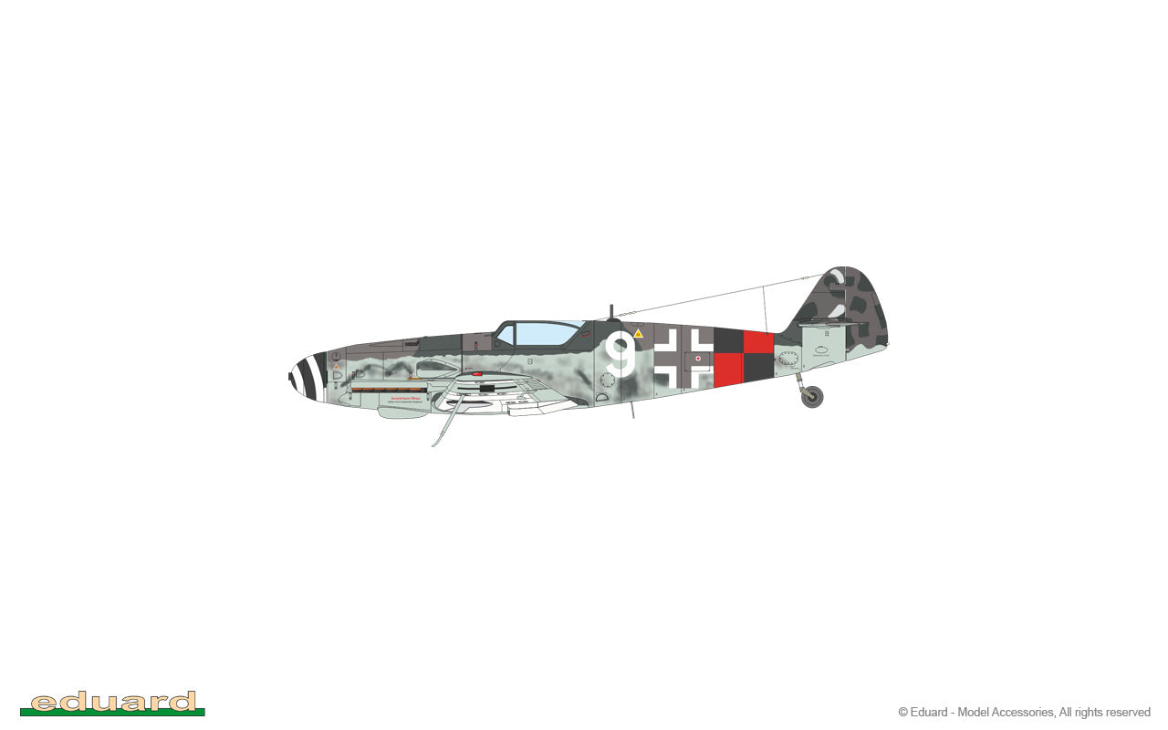 Eduard kits R0022 1:72 Messerschmitt Bf-109G-10 & Bf-109G-14/AS DUAL COMBO.