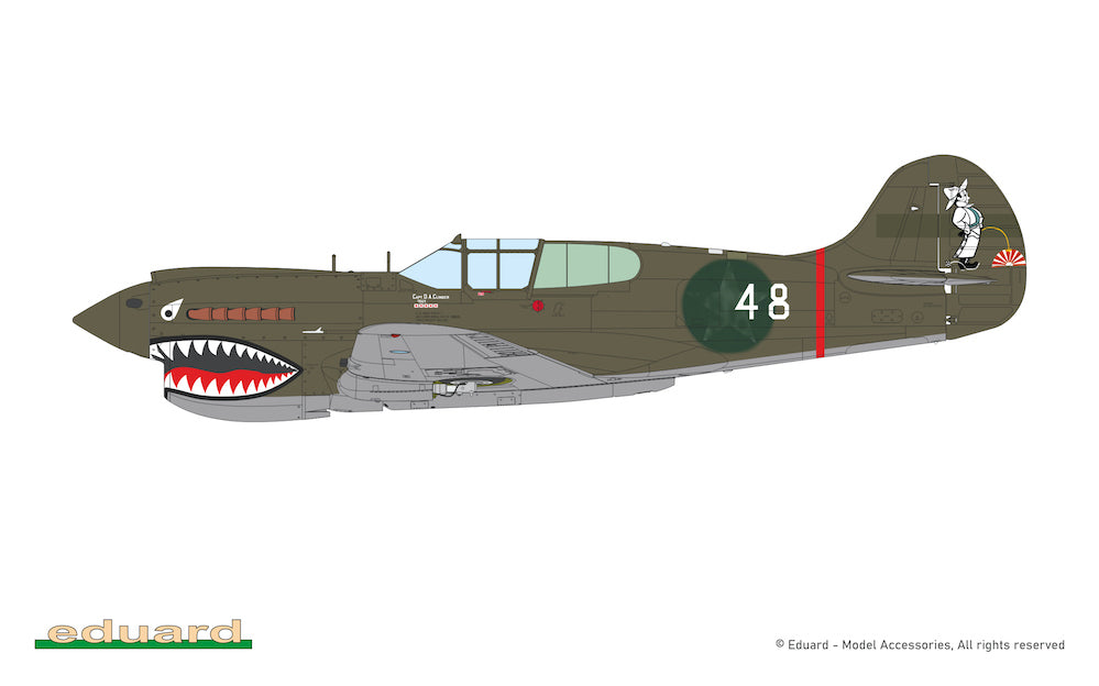 Eduard kits R0024 1:48 Curtiss P-40K Warhawk DUAL COMBO  The Royal Class edition