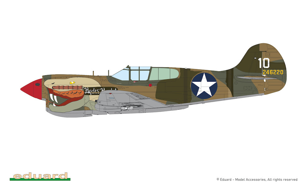 Eduard kits R0024 1:48 Curtiss P-40K Warhawk DUAL COMBO  The Royal Class edition