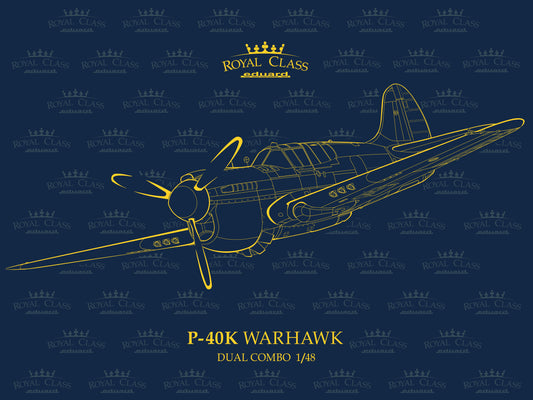 Eduard kits R0024 1:48 Curtiss P-40K Warhawk DUAL COMBO  The Royal Class edition