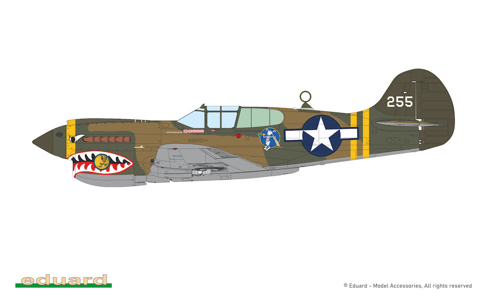 Eduard kits R0024 1:48 Curtiss P-40K Warhawk DUAL COMBO  The Royal Class edition