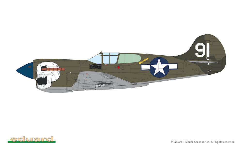 Eduard kits R0024 1:48 Curtiss P-40K Warhawk DUAL COMBO  The Royal Class edition