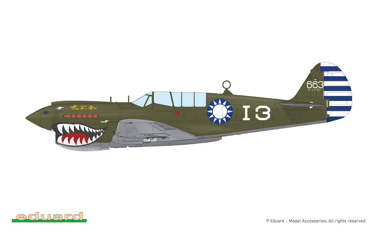 Eduard kits R0025 1:48 Curtiss P-40N Warhawk The Royal Class Edition