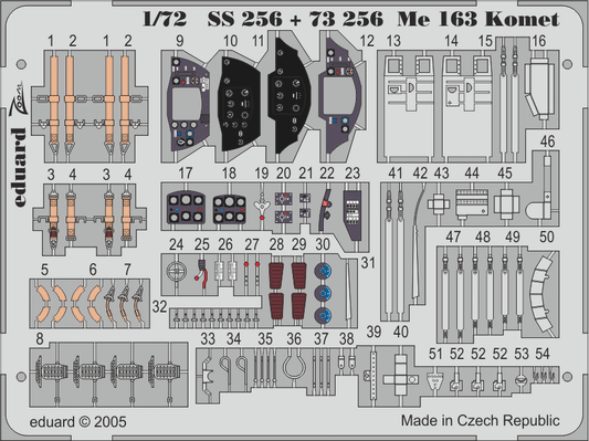 Eduard SS256 1:72 Messerschmitt Me-163B Komet PRE-PAINTED IN COLOUR!