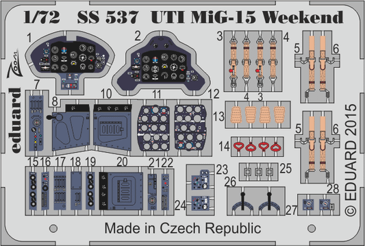 Eduard SS537 1:72 Mikoyan MiG-15UTI Weekend