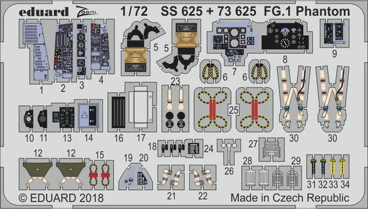 Eduard SS625 1:72 FG.1 Phantom II to be used with Airfix