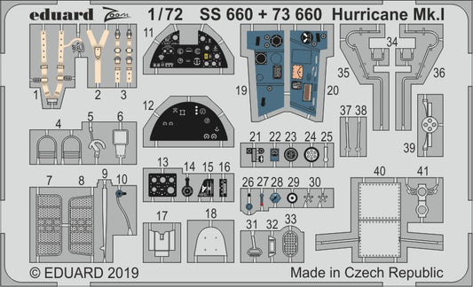 Eduard SS660 1:72 Hawker Hurricane Mk.I