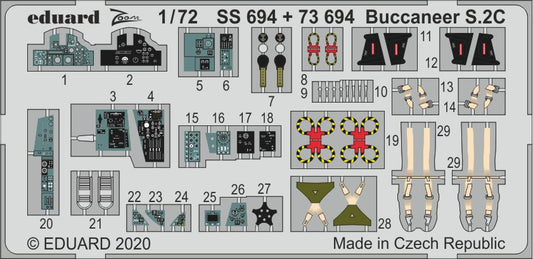 Eduard SS694 1:72 Blackburn Buccaneer S.2C to be used with Airfix