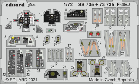 Eduard SS735 1:72 F-4EJ Phantom to be used with Fine Molds