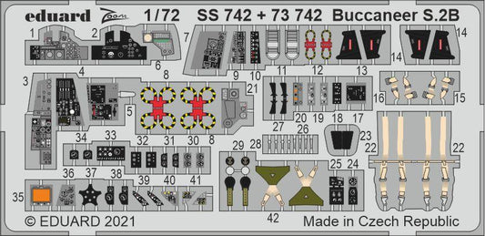 Eduard SS742 1:72 Blackburn Buccaneer S.2B to be used with Airfix