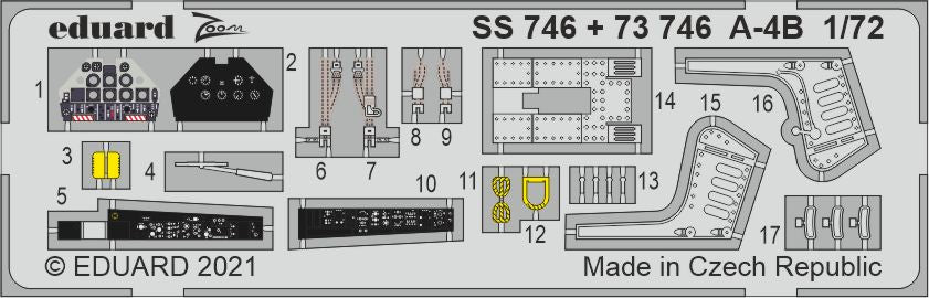Eduard SS746 1:72 Douglas A-4B Skyhawk