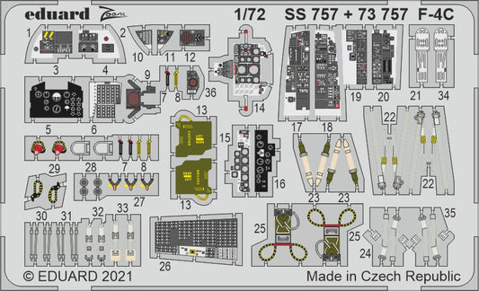 Eduard SS757 1:72 McDonnell F-4C Phantom