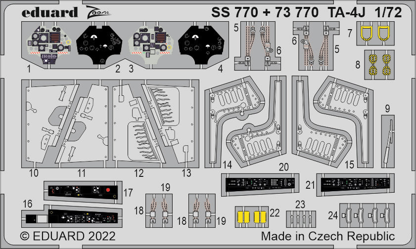 Eduard SS770 1:72 TA-4J Skyhawk to be used with Fujimi