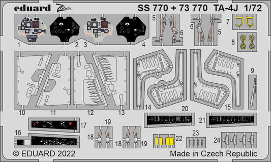 Eduard SS770 1:72 TA-4J Skyhawk to be used with Fujimi