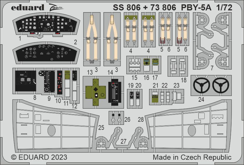 Eduard SS806 1:72 PBY-5A Catalina to be used with Academy