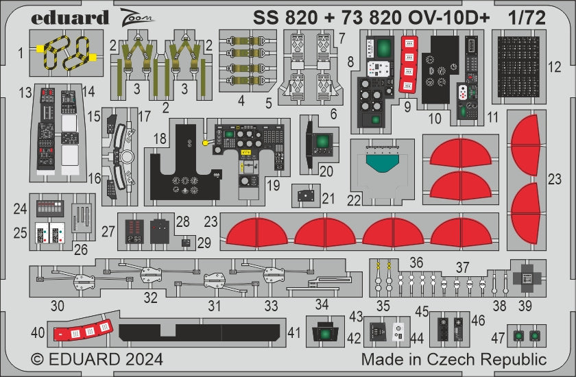 Eduard SS820 1:72 North-American/Rockwell OV-10D+ Bronco