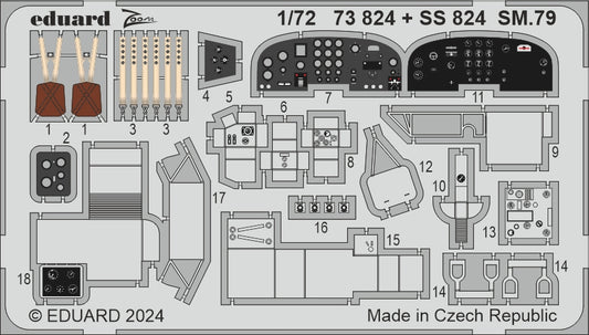 Eduard SS824 1:72 Savoia-Marchetti SM.79 for Italeri