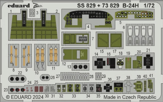 Eduard SS829 1:72 Consolidated B-24H Liberator for Airfix