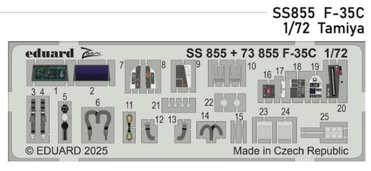 Eduard SS855 1:72 Lockheed-Martin F-35C