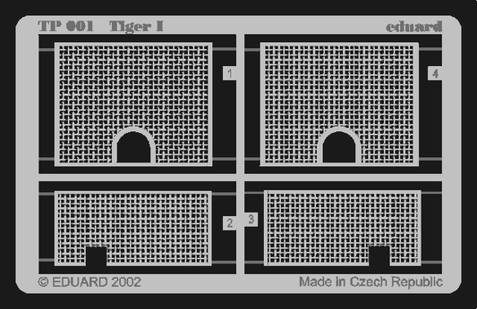 Eduard TP001 1:35 Pz.Kpfw.VI Tiger I grilles