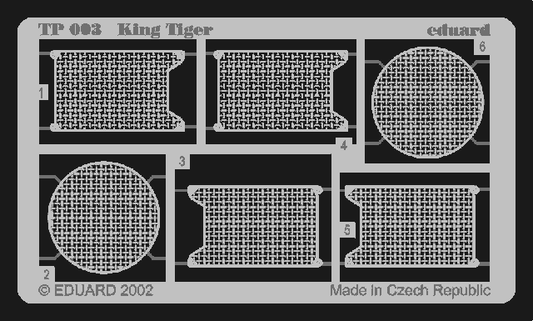 Eduard TP003 1:35 Pz.Kpfw.VI King Tiger Sd.Kfz.182 grilles
