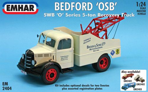 Emhar EM2404 1:24 Bedford O Series SWB Recovery Truck