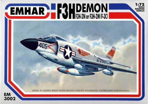 Emhar EM3002 1:72 McDonnell F3H-2M / F3H-2N (F-3C) Demon