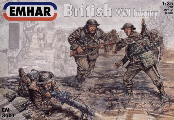 Emhar EM3501 1:35 British (WWI) Infantry