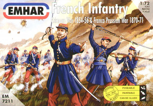 Emhar EM7211 1:72 French Infantry Crimean and Franco Russian Wars