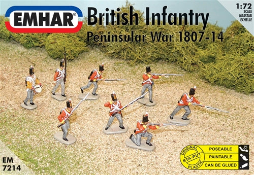 Emhar EM7214 1:72 British Infantry Peninsular War - Napoleonic