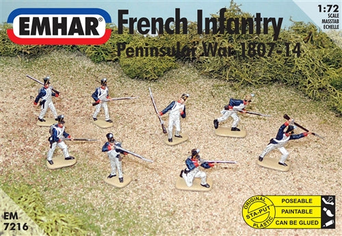 Emhar 7216 1:72 French Infantry Peninsular War - Napoleonic